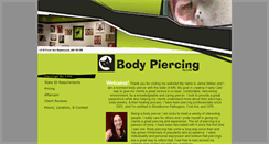 Desktop Screenshot of fraidycatsbodypiercings.com