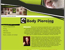 Tablet Screenshot of fraidycatsbodypiercings.com